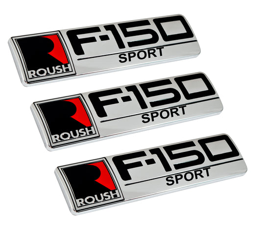 2004-2017 Ford Roush F-150 Sport Fender & Tailgate 3 Piece 8' x 2' Emblem Set