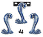 1994-2004 Ford Mustang Cobra SVT Snake 3 pc Grille & Fender Emblems Blue