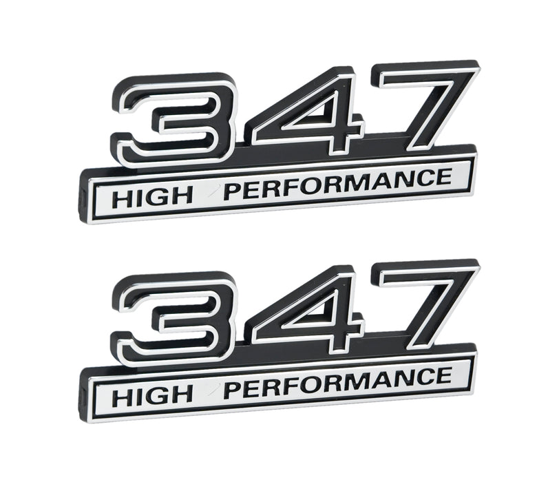 347 Stroker High Performance Emblem Badge Logo in Chrome & Black - 4 ...