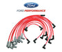 5.0L 5.8L Mustang Ford Racing 9MM Engine Spark Plug Ignition Wire Sets - Red