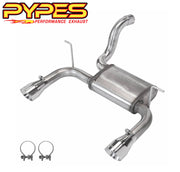 2018-2020 Jeep JL Pypes SJJ24S Dual Exit Axle Back Exhaust System w/ 4" Tips