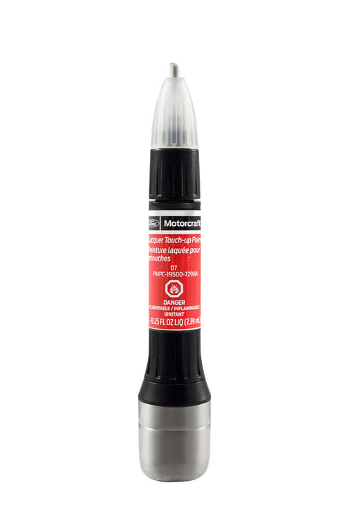 Genuine Ford Motorcraft Touch Up Paint Bottle Sunset Red D7 7298 & Clear Coat