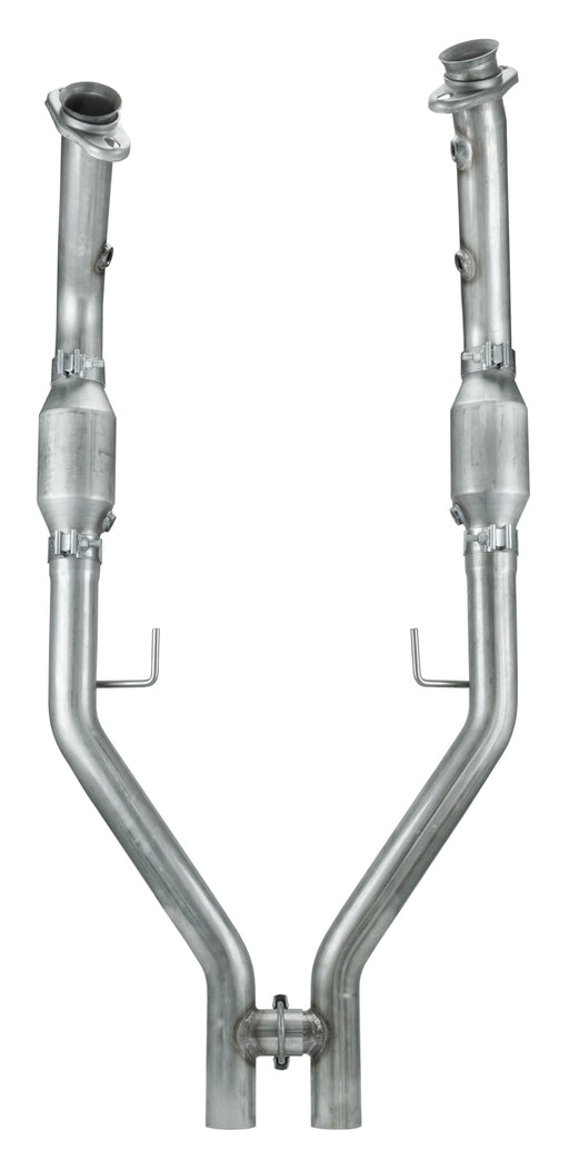 2005-2010 Mustang H-Pipe Exhaust Kit | High Flow Catalytic Converters | 409 Stainless Steel | HFM26