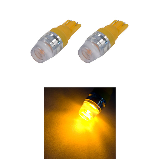 2015-2023 Ford Mustang Super Bright Map Light 194 W5W LED Bulbs Pair - Yellow