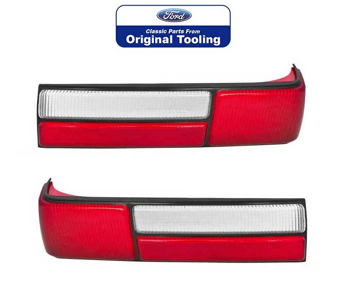 1987-1993 Ford Mustang LX OEM Tail Light Taillights Lenses LH RH PAIR