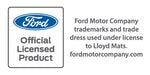 1994-2004 Ford Mustang 4pc Black Front & Rear Floor Mat Set - Red GT Emblem Logo