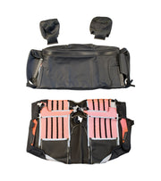 2012-2014 Mustang Convertible Roush RS3 Front Rear Seat Upholstery Black & Green