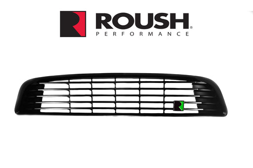 2013-2014 Mustang Roush 421392 Front Grille Kit w/ GREEN "R" Roush Logo