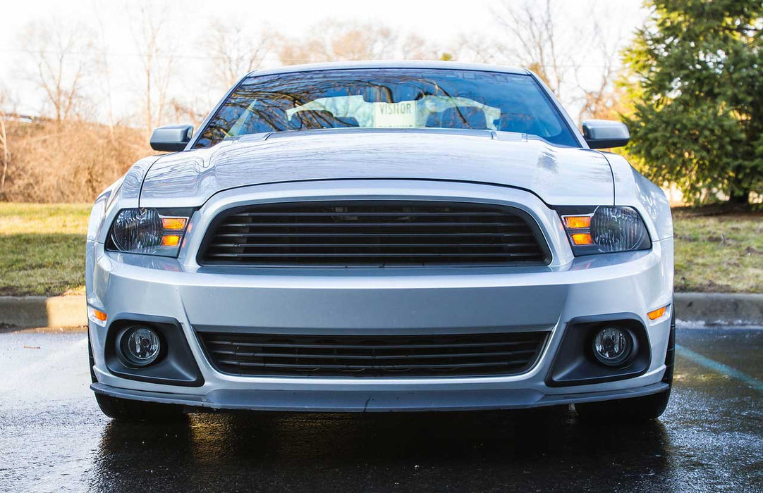 2013-2014 Mustang Roush 421392 Black Front Upper Grille 40% more air