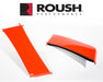 2015-2023 Mustang Roush Quarter Panel Side Scoops Competition Orange CY Pair