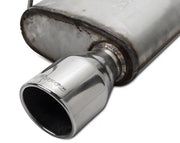 2005-2010 Mustang V6 Axle Back Exhaust Kit | 4 Inch 304SS Tip | 409 Stainless Violator Muffler | SFM67