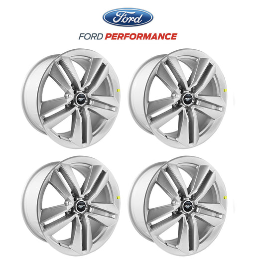 2015-2023 Mustang OEM Ford Performance Pack 19" x 9" Silver Wheels Set of 4
