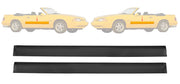 1987-1993 Mustang LX Door Body Side Moldings Mouldings strips - Pair