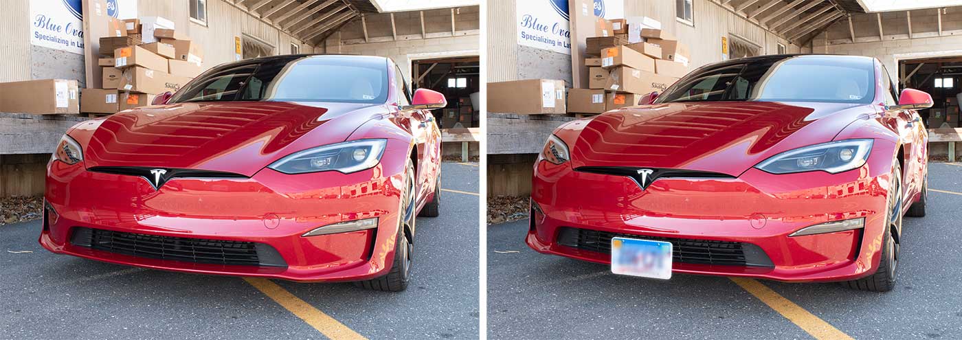 2021-2023 Tesla Model S Plaid Removeable Front License Plate Take off Bracket
