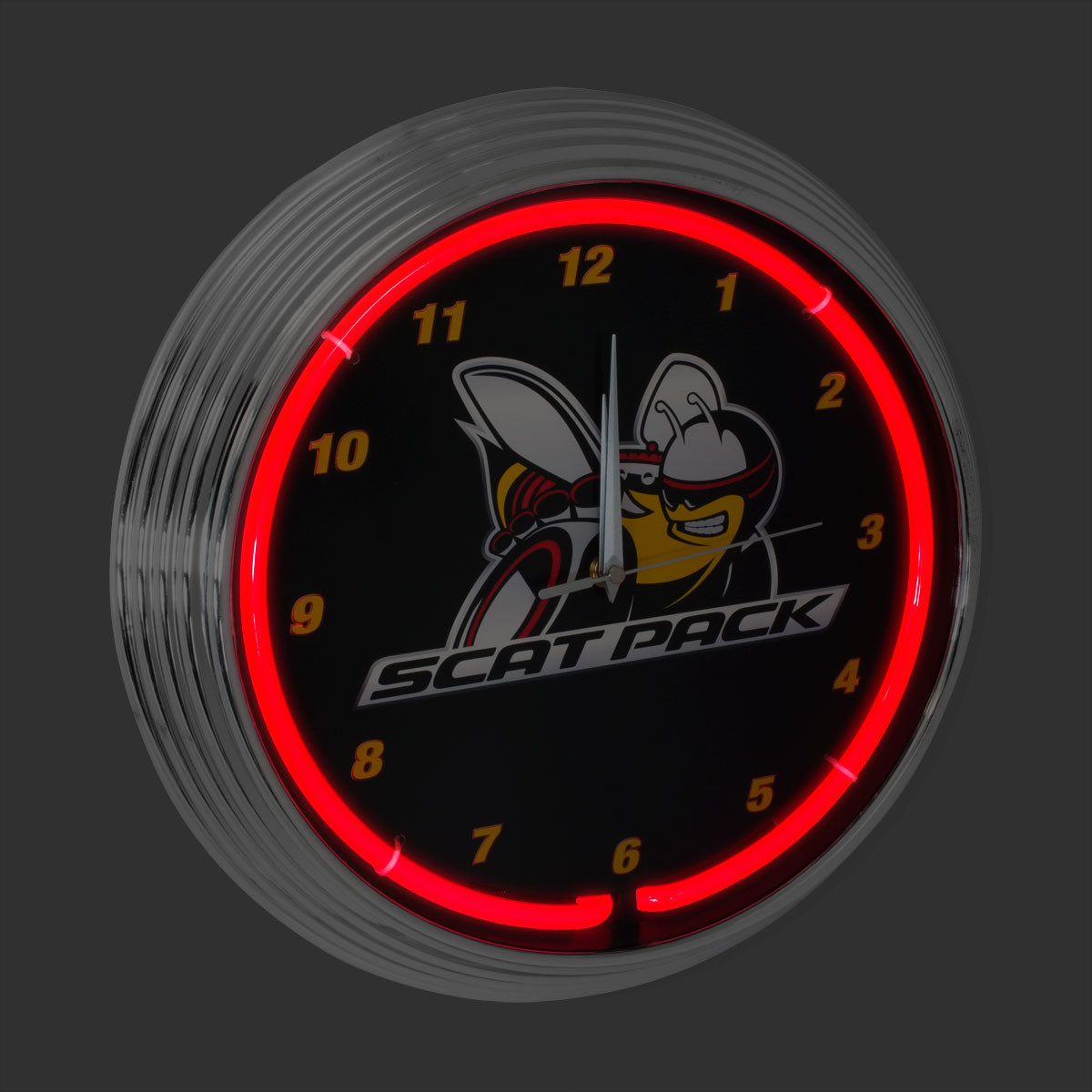 Neonetics Dodge Scat Pack Neon Clock
