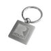 Ford Mustang F150 Roush Performance Logo Silver Metal Keychain Key Chain Ring