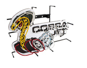 Ford Mustang Cobra Jet Snake 30" x 21" Neon Light Up Garage Wall Sign