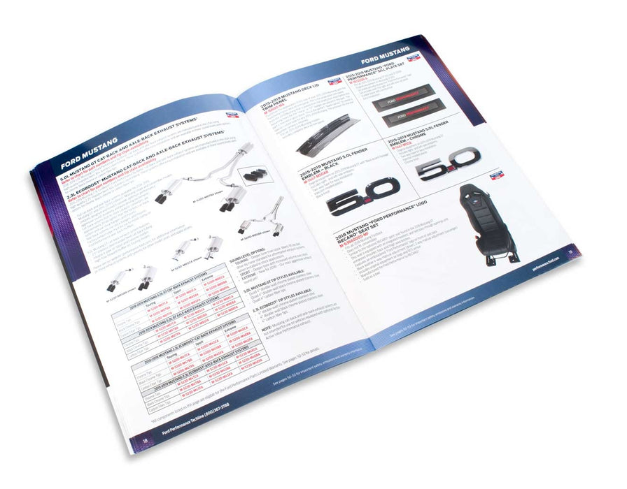 2019 Ford Performance Mustang Focus F150 Parts Supplement 53 Pages