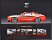 Mustang Fifty Years 50th Anniversary 8.5x11 Hero Spec Collector Cards - Set of 8