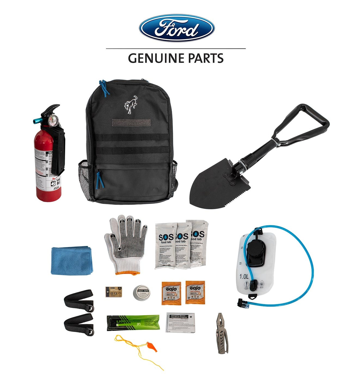 Genuine Ford VM1PZ-19F515-B Bronco Off Road Emergency Safety Kit w