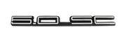 1984-1986 Ford Capri OEM ASC McLaren 5.0 SC 6" Front Grille, Rear Chrome Emblem