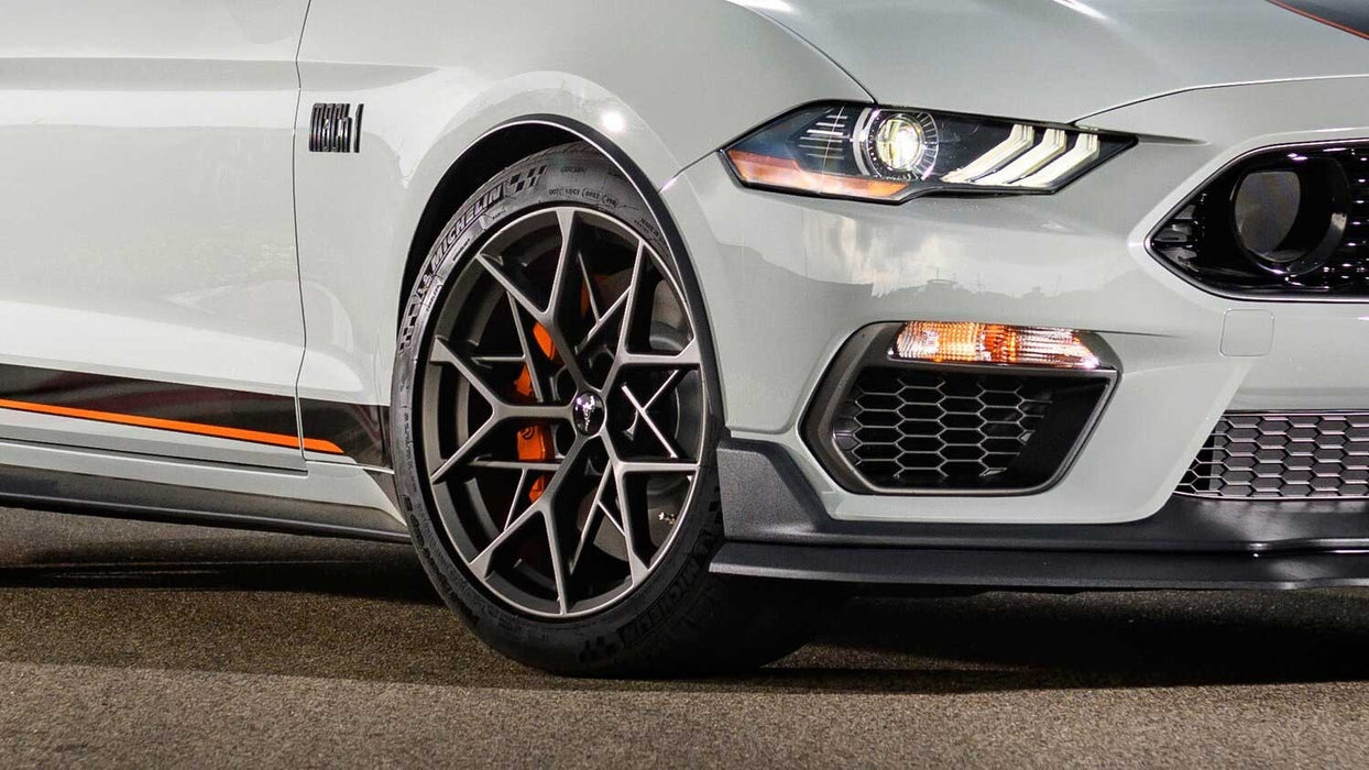 Advancetuning Front Bumper Lip For 2021–2023 Mustang Mach 1 Handling Package – Carbon Fiber Print
