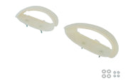1996-1998 Ford Mustang SVT Cobra Hood Scoop Bezels Pair - Unpainted