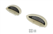 1996-1998 Ford Mustang SVT Cobra Unpainted Hood Scoop Bezels & Black Inserts