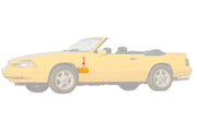 1987-93 Mustang LX Rear of Fender / Front Wheel Body Molding - Driver Left Side