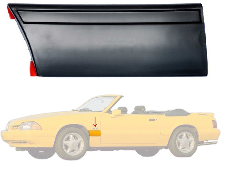 1987-93 Mustang LX Rear of Fender / Front Wheel Body Molding - Driver Left Side