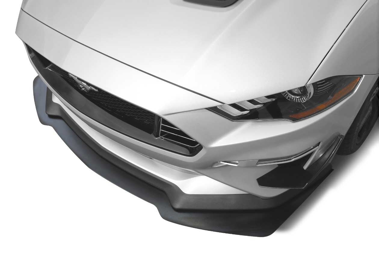 2018-2023 Ford Mustang Scott Drake Black Front Bumper Lower Chin Splitter