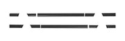 1985-1986 Mustang LX 10 Piece Body, Front, Quarter, Side Moldings Mouldings Kit