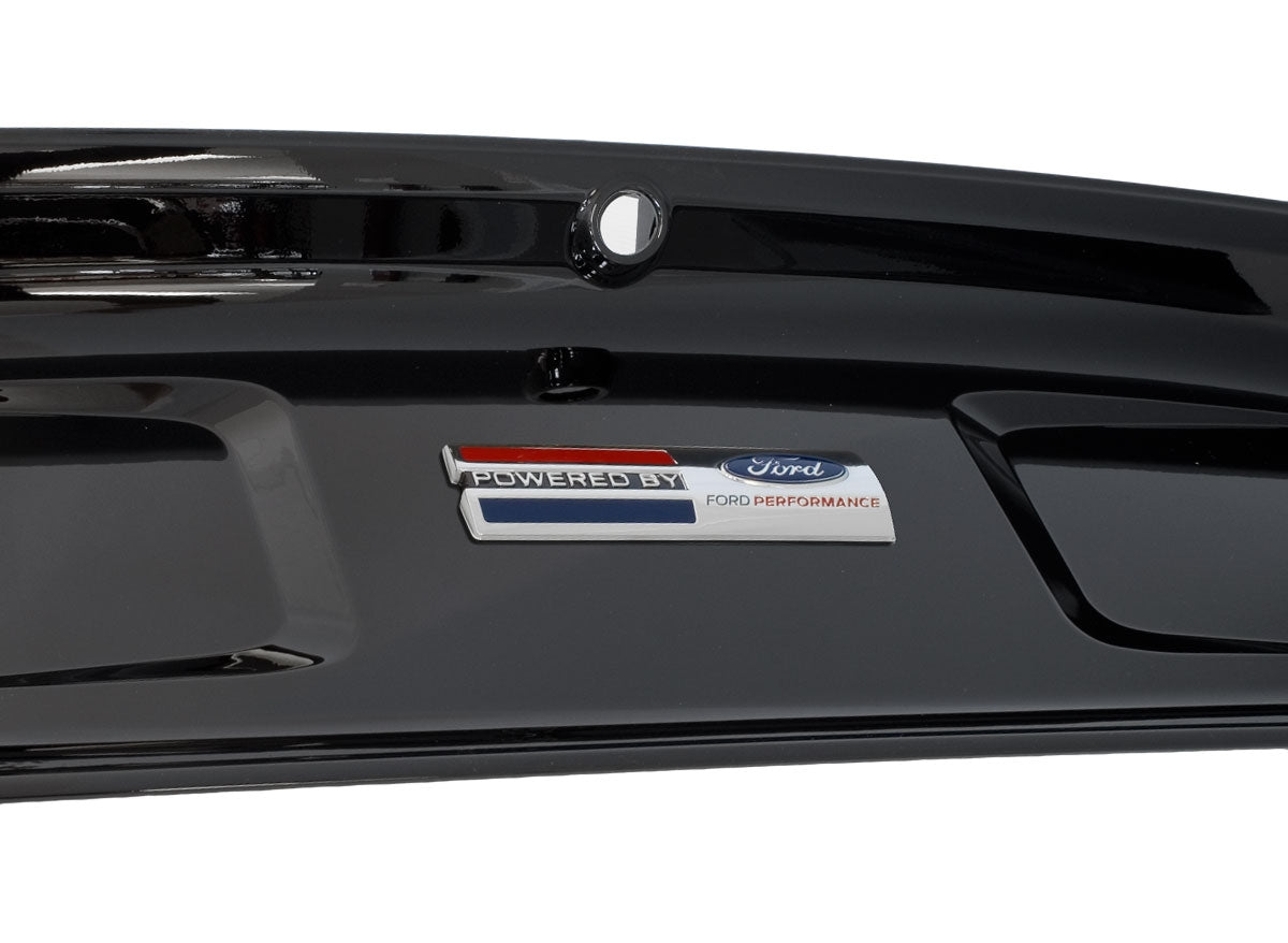 2015-2023 Mustang Rear Deck Lid Trunk Trim Panel Black w Ford Performance Emblem