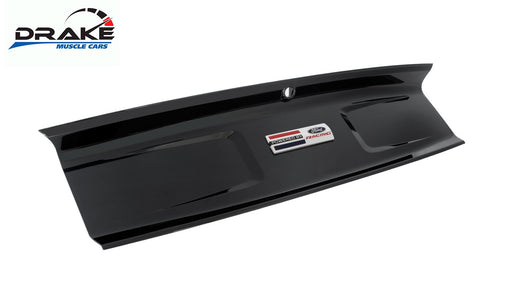 2015-2023 Mustang Rear Deck Lid Trunk Trim Panel Black w/ Ford Racing Emblem