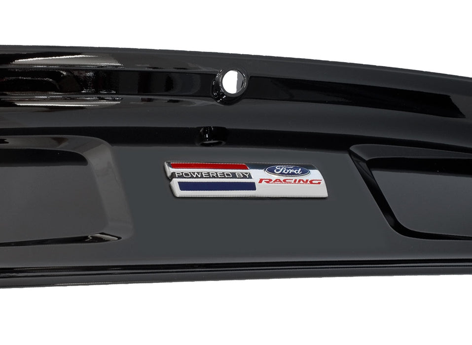 2015-2023 Mustang Rear Deck Lid Trunk Trim Panel Black w/ Ford Racing Emblem