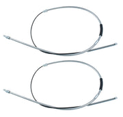 1983-1992 Ford Mustang 68" Parking Emergency E-Brake Cables for Drum Brakes Pair
