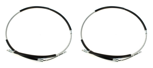 1993 Ford Mustang 69" Rear Parking E-Brake Cables for Drum Brakes - Set of 2
