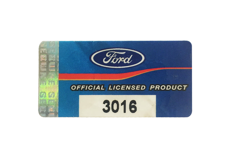 Ford Crown Vic Mustang SSP 6.75" Black & Chrome Interceptor Trunk Emblem