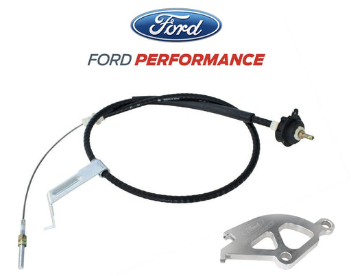 1982-1995 Mustang 5.0 V8 Ford Racing Adjustable Clutch Cable & Billet Quadrant