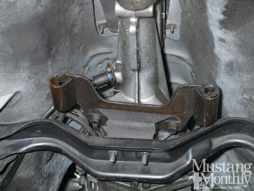 1979-1993 Mustang Adjustable Transmission Double Hump Crossmember Dual Exhaust