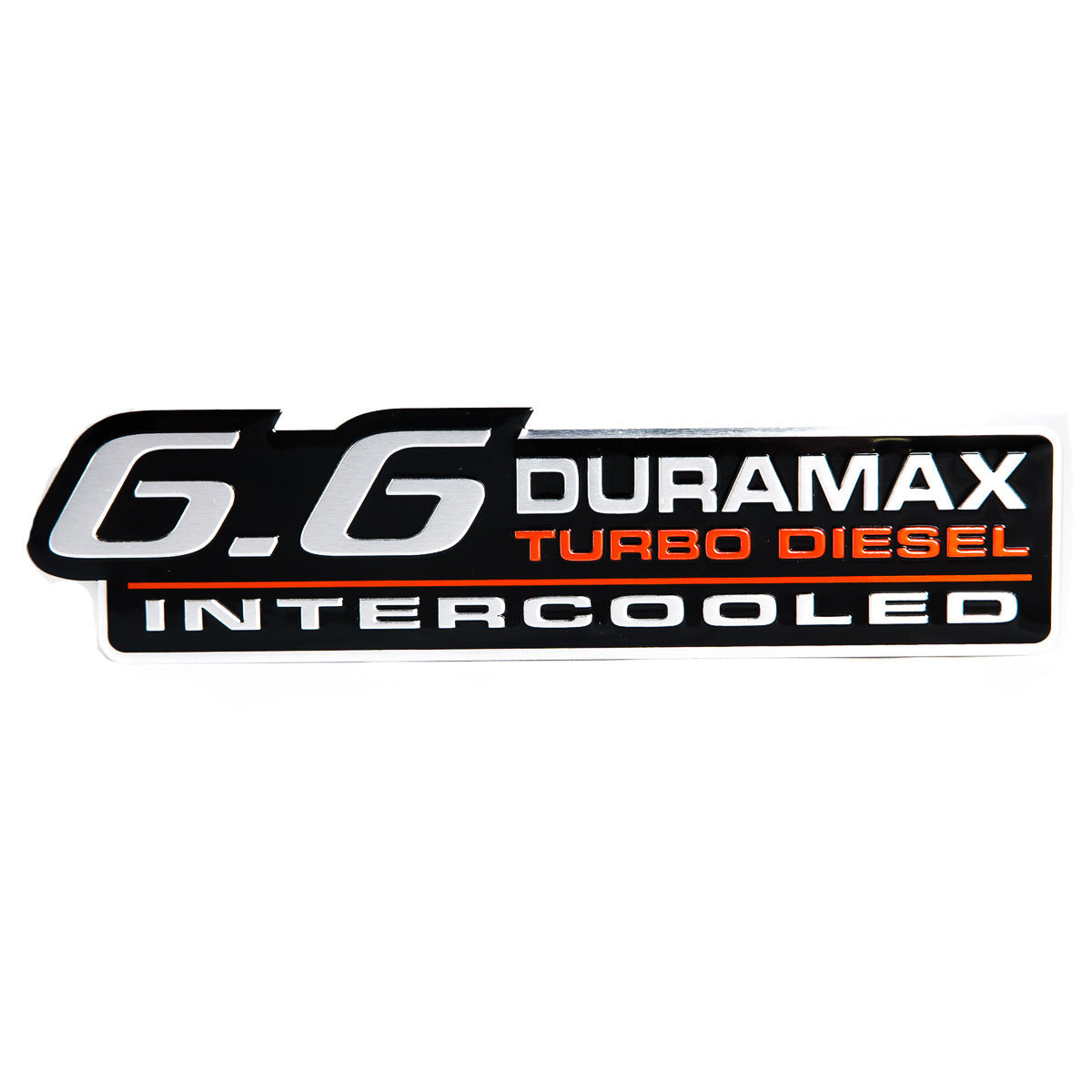 GMC Chevy Duramax DMAX 6.6 Intercooled Turbo Diesel Metal Emblem