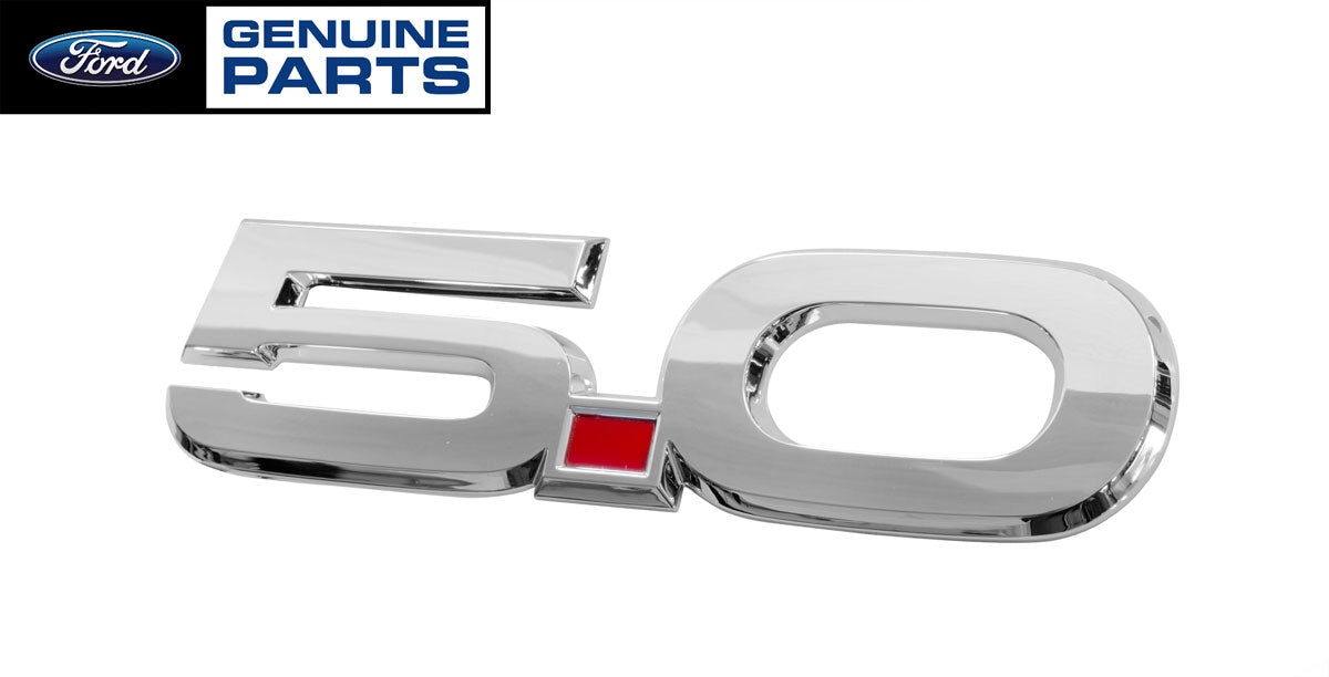 20152023 Mustang GT 5.0 Genuine Ford OEM Chrome 5.5" Passenger Side R