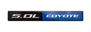 2011-2023 Mustang GT 5.0 Coyote Blue Emblem w/ Carbon Fiber Style License Frame