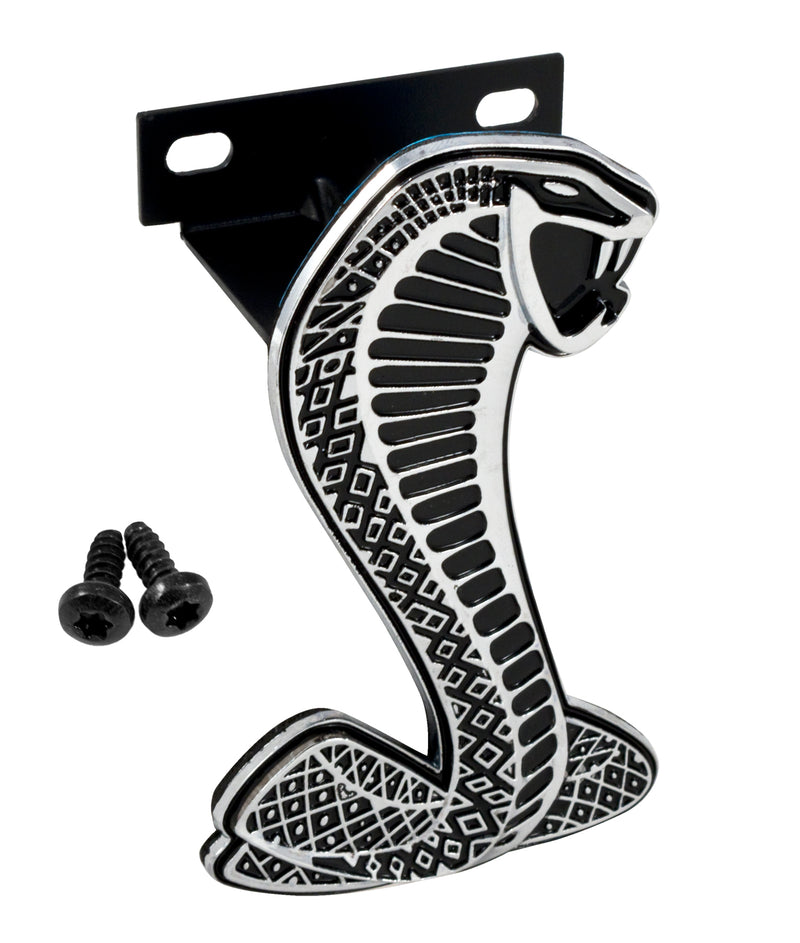 1999-2004 Mustang Mach 1 Grille Delete 9 piece Kit w/ Cobra Emblem Hardware