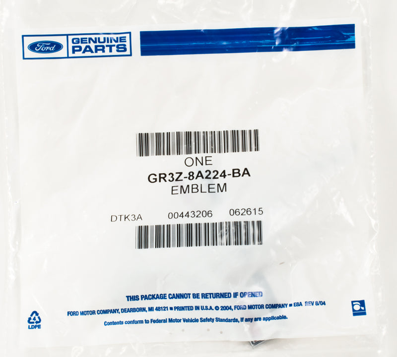 2016-2017 Mustang GT California Special Tribar Running Horse Grille Emblem