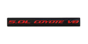 2011-2023 Ford Mustang GT & F150 5.0 Coyote V8 Emblem Chrome License Plate Frame