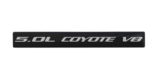 2011-2017 Ford Mustang GT Ford F150 5.0 Coyote V8 Emblems Black & Silver - Pair