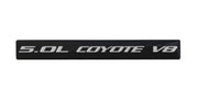 2011-2023 Mustang GT F150 5.0 Coyote V8 Emblem Carbon Fiber Style License Frame