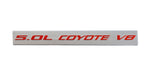 2011-2023 Mustang GT F150 5.0 Coyote V8 Emblem Carbon Fiber Style License Frame