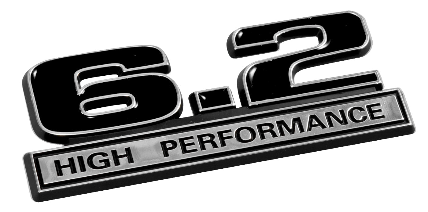 2010-2014 Ford F-150 Raptor Black & Chrome 6.2 High Performance 5" Fender Emblem